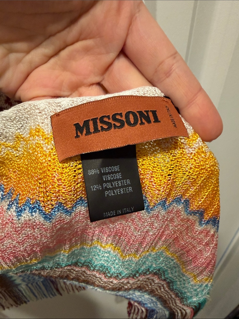 Missoni knit scarf NWT - Picture 4 of 6